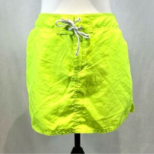 Cusma neon yellow board boardie skirt with pockets size g (large)